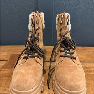 Marc Fisher Camel Suede Boots - 9.5M